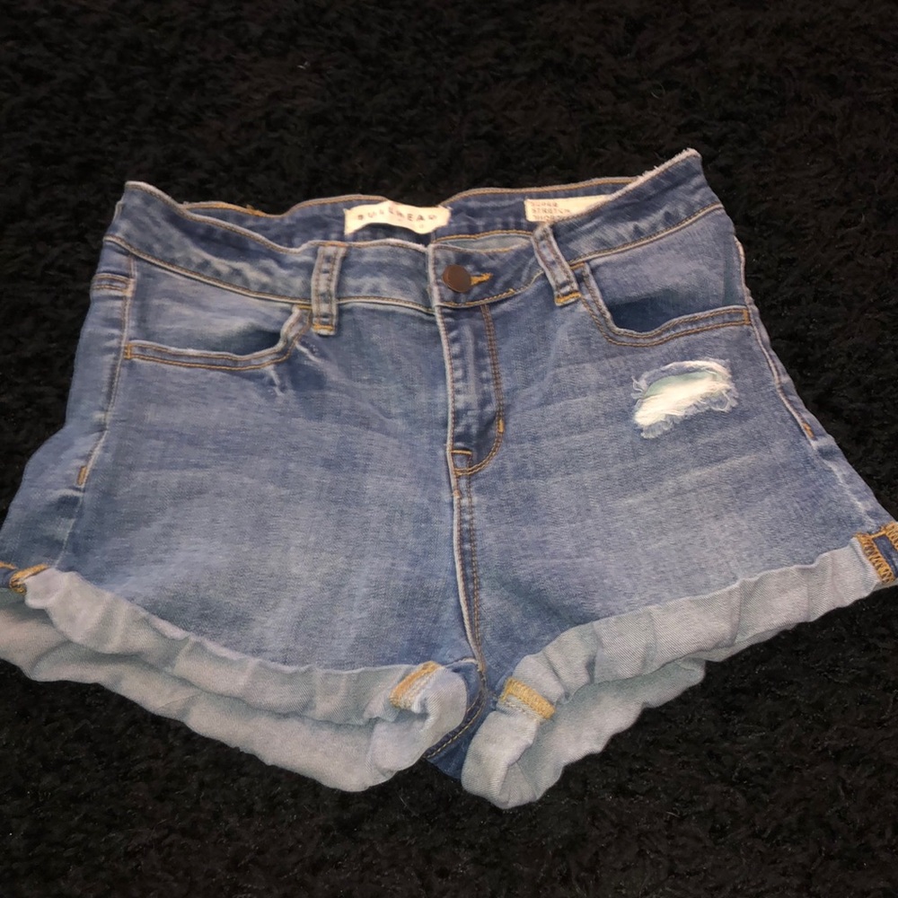 Jean shorts-medium wash